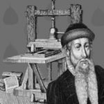 古腾堡和他所发明的印刷机(最先用来印刷圣经