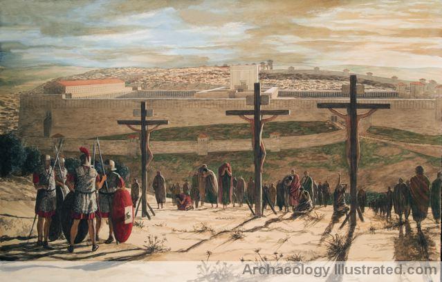 基督在耶路撒冷城外受苦受辱(被钉十架)