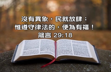 没有默示, 民就放肆